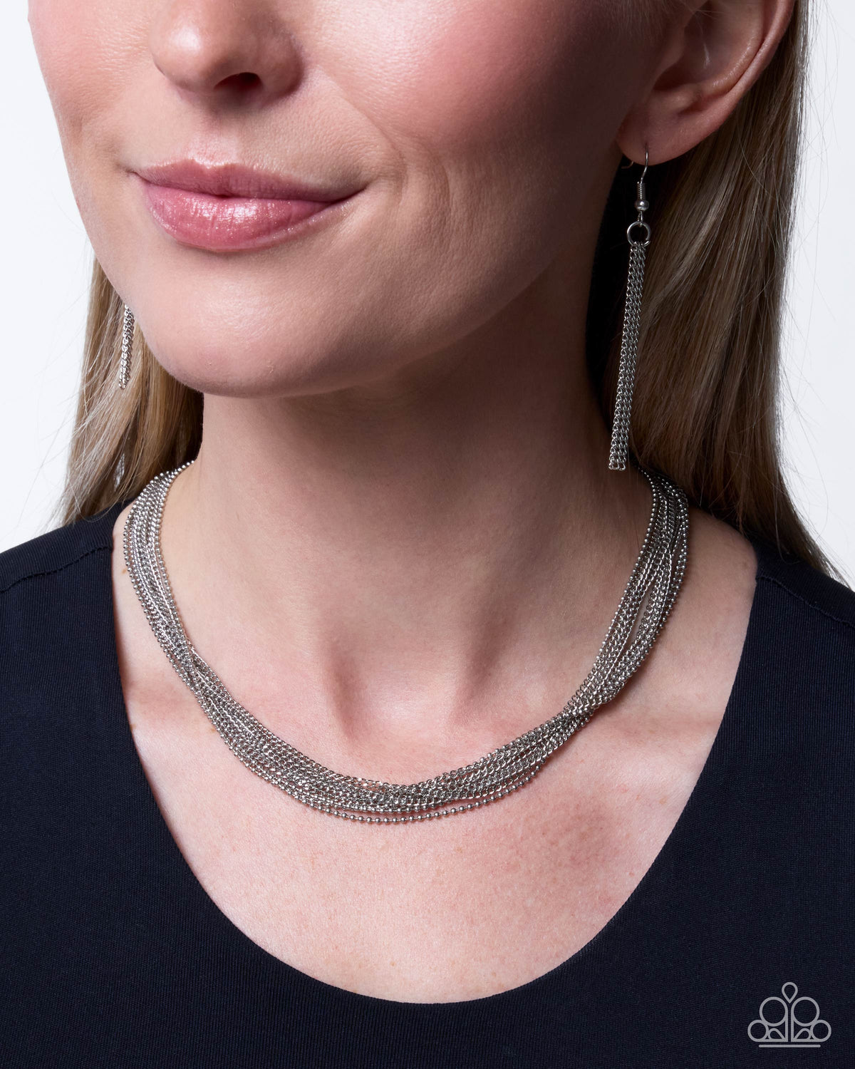 Speculative Strands - silver - Paparazzi necklace