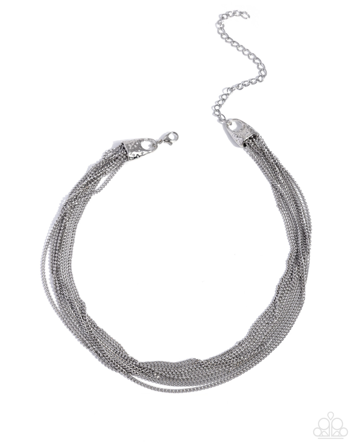 Speculative Strands - silver - Paparazzi necklace