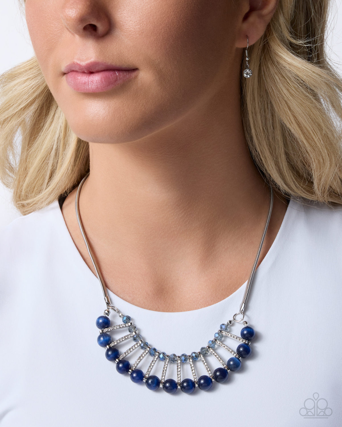 Spellbinding Shine - blue - Paparazzi necklace