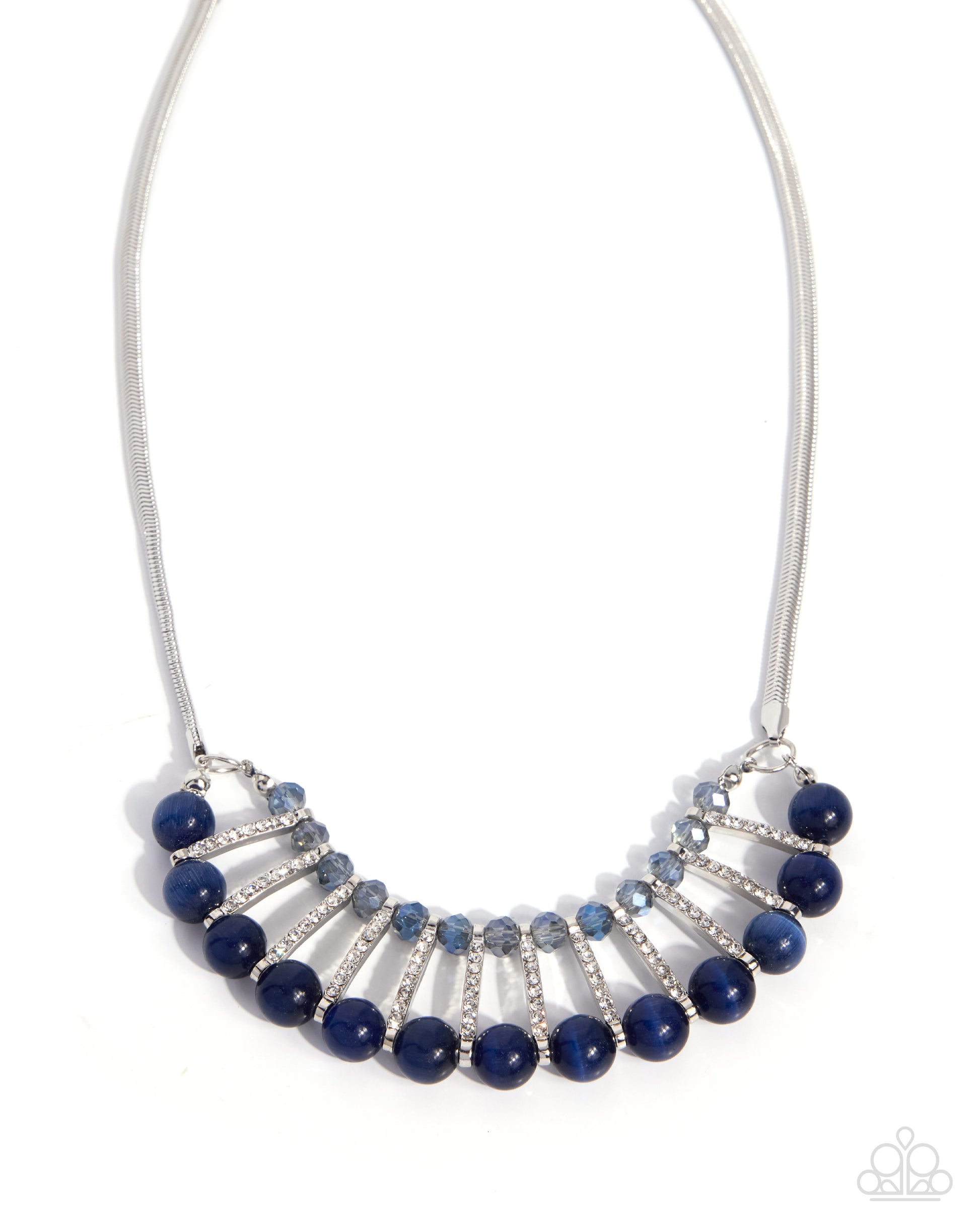 Spellbinding Shine - blue - Paparazzi necklace