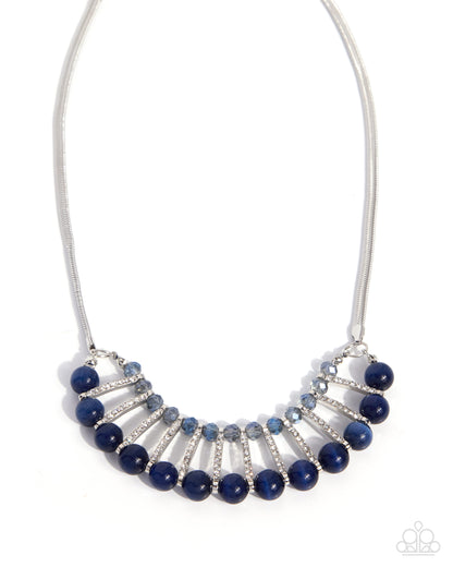 Spellbinding Shine - blue - Paparazzi necklace