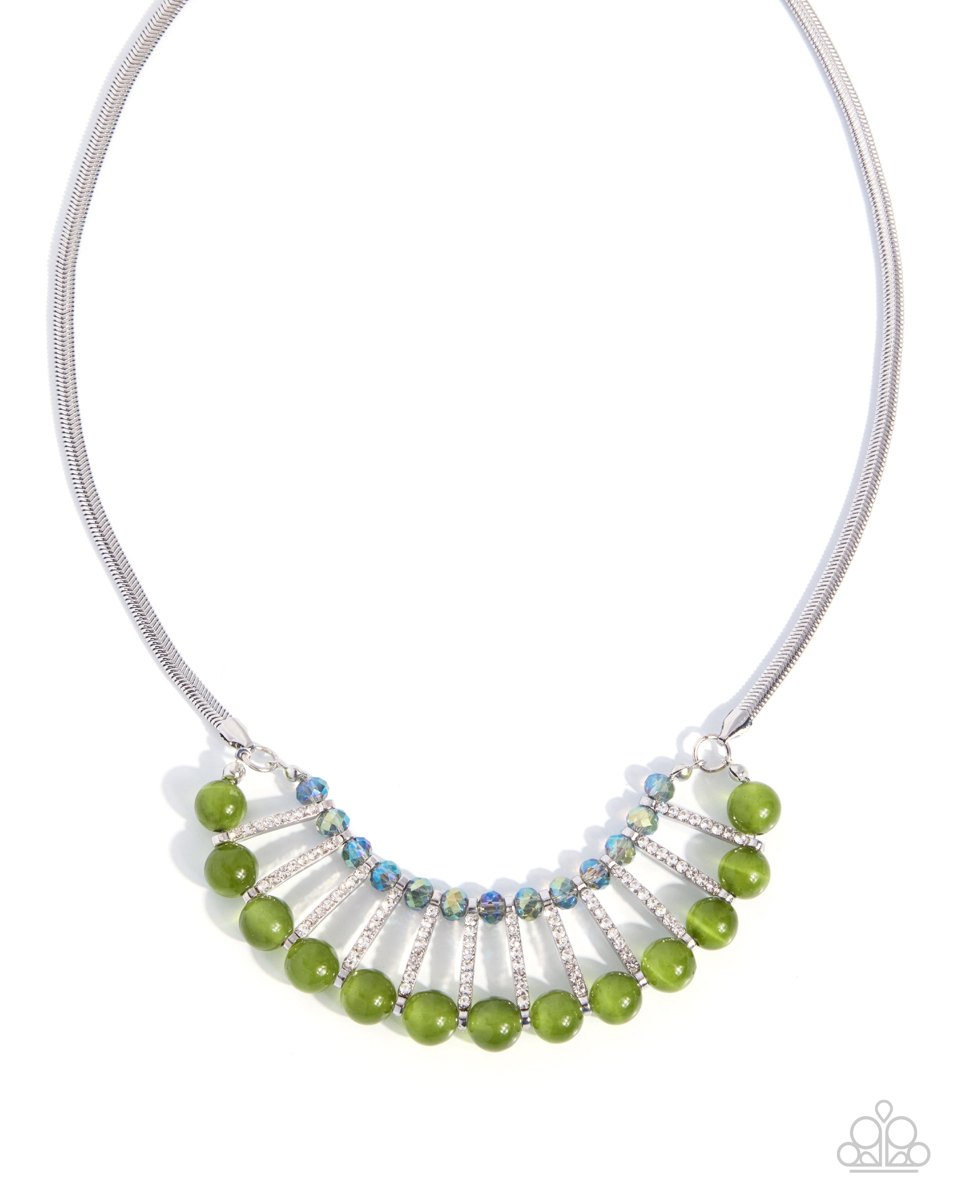 Spellbinding Shine - green - Paparazzi necklace