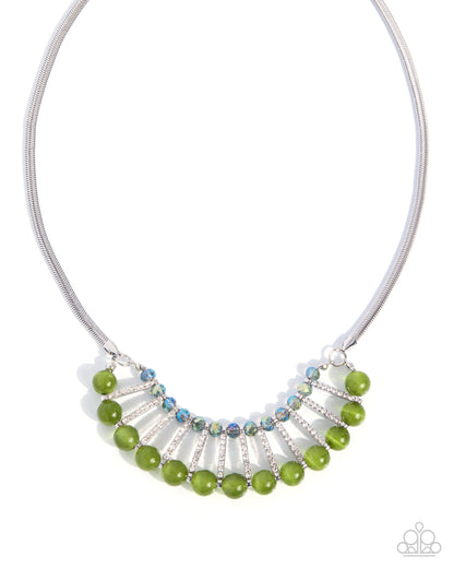 Spellbinding Shine - green - Paparazzi necklace