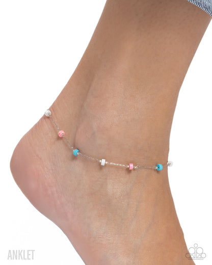 Spellbound Stones - multi - Paparazzi anklet