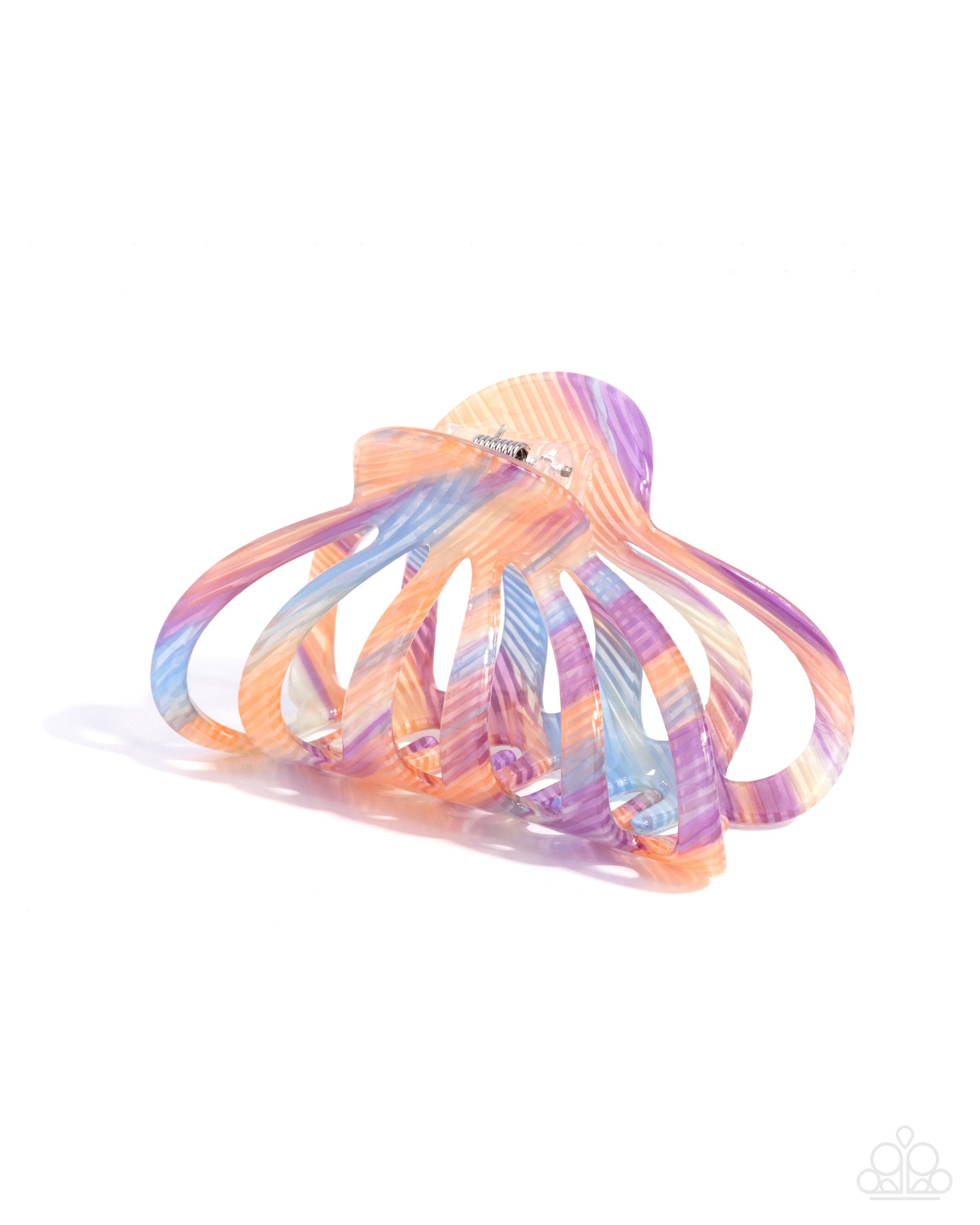 Spellcasting Stripes - multi (purple) - Paparazzi hair clip