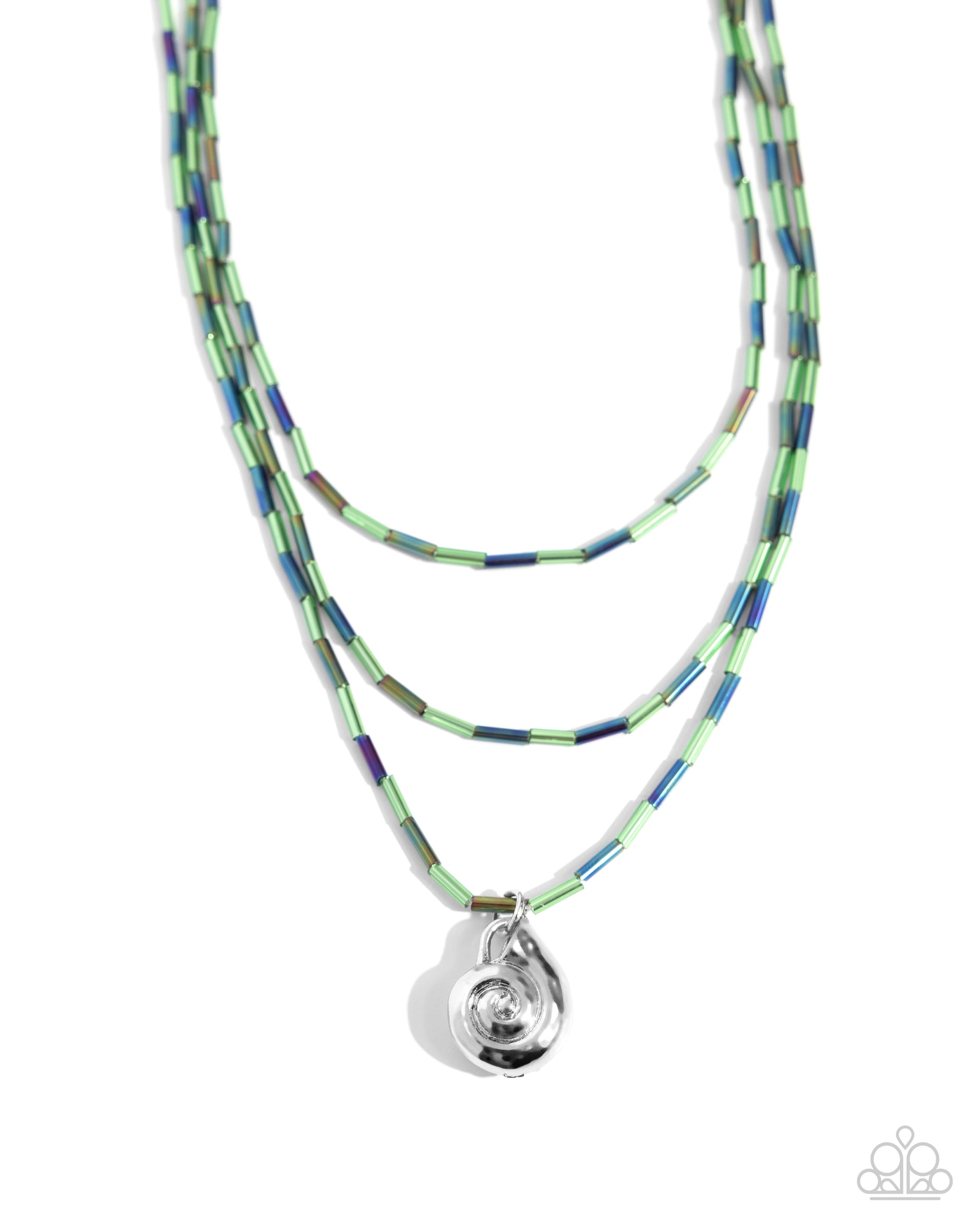 Spiral Safari - green - Paparazzi necklace