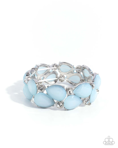 Spirited Sashay - blue - Paparazzi bracelet