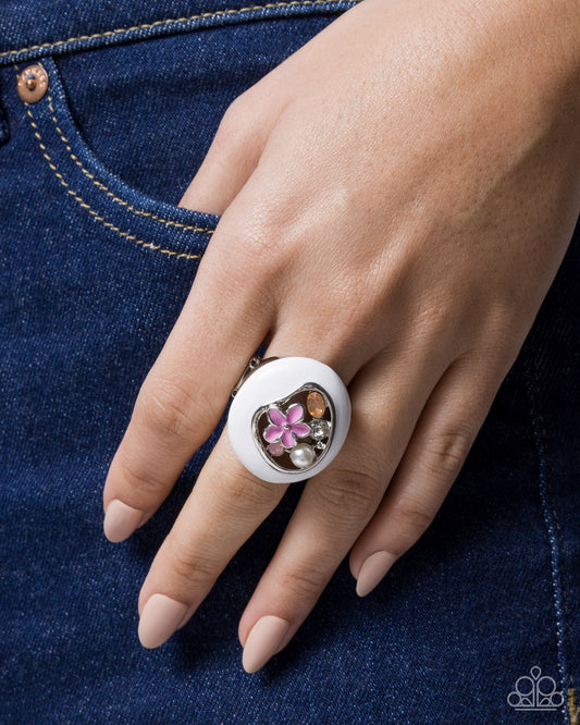 Spirited Scatter - purple - Paparazzi ring