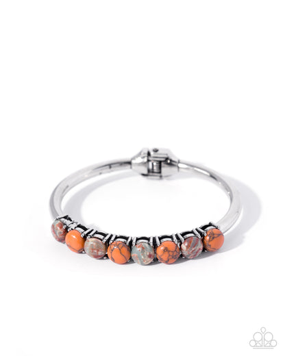 Spirited Shopaholic - orange - Paparazzi bracelet