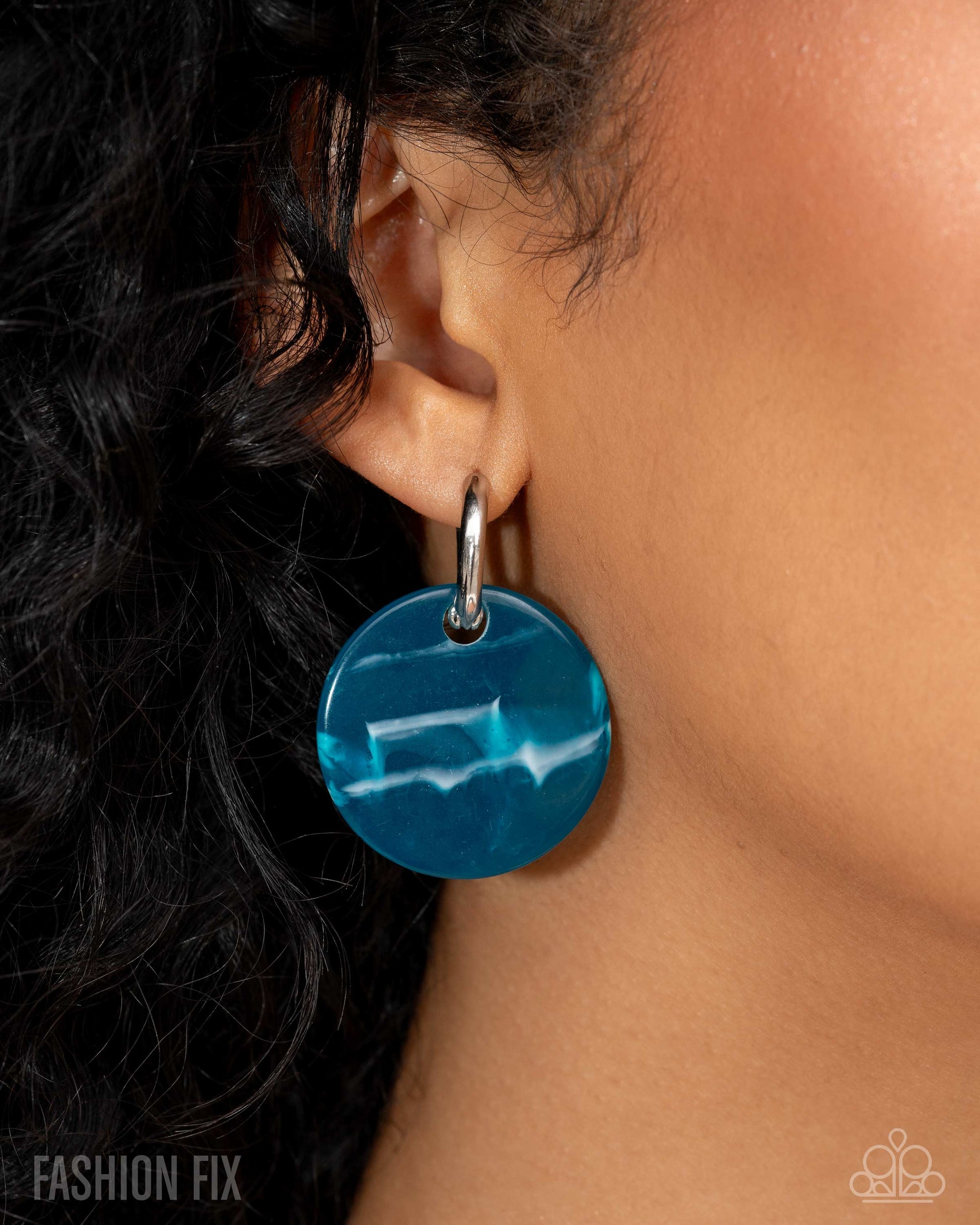 Spirited Show - blue - Paparazzi earrings