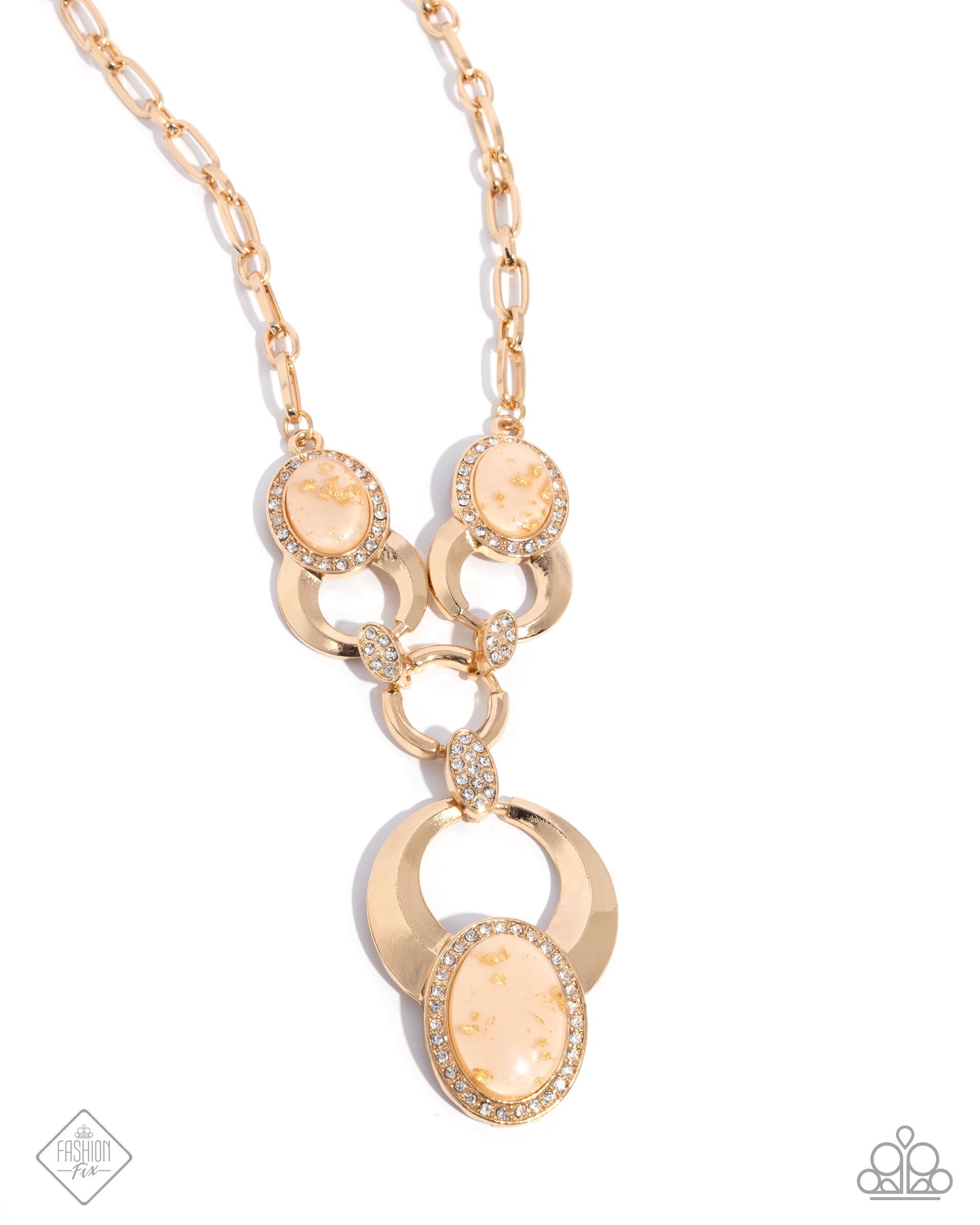 Spirited Softness - gold - Paparazzi necklace