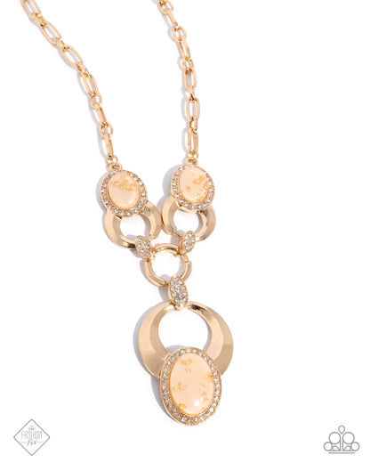 Spirited Softness - gold - Paparazzi necklace