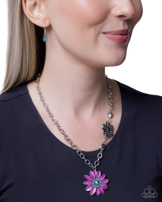 Sporadic Springtime - purple - Paparazzi necklace