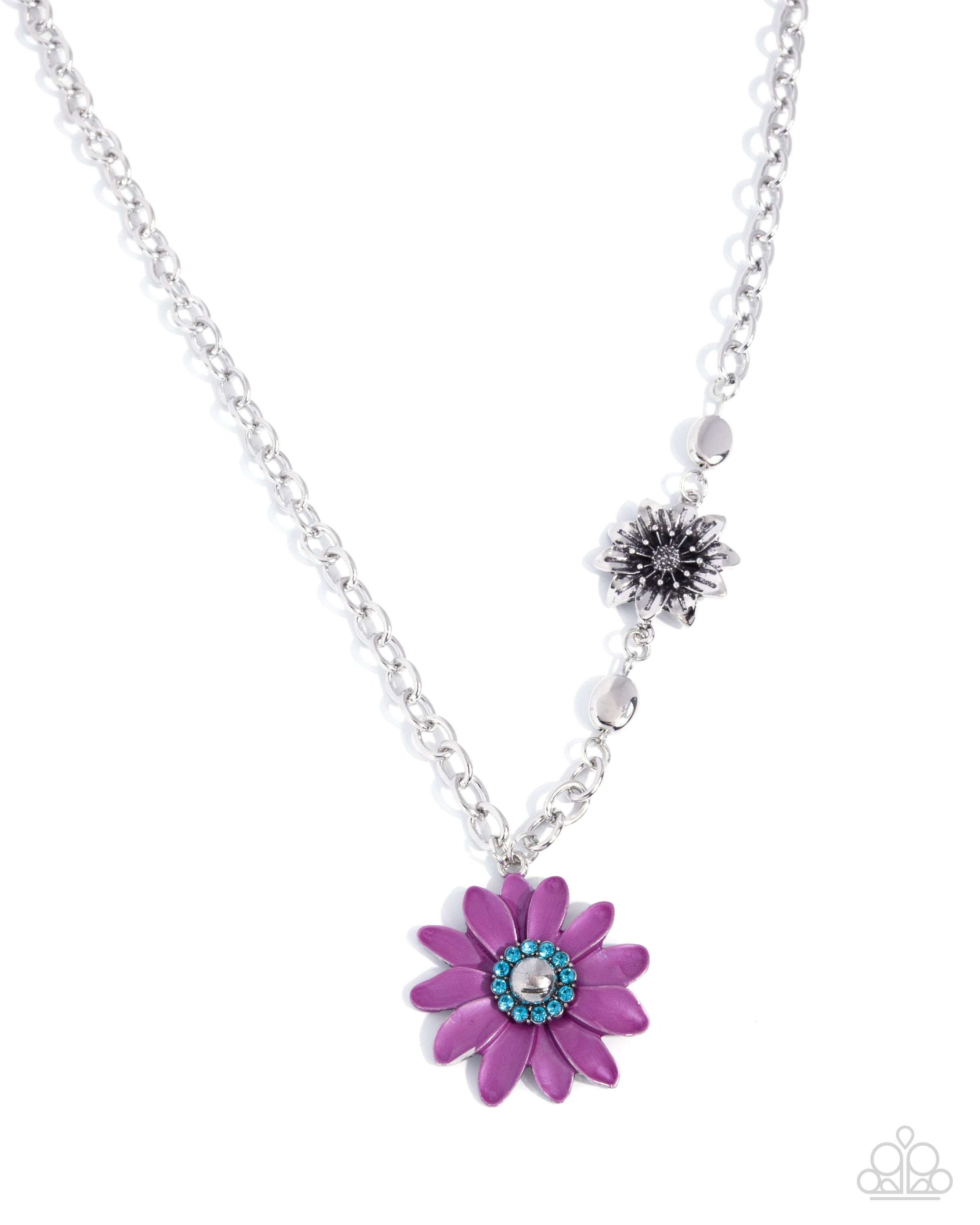 Sporadic Springtime - purple - Paparazzi necklace – JewelryBlingThing