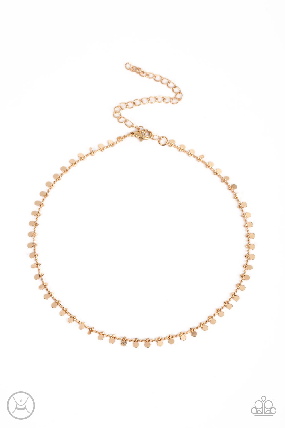 Spotlight Spunk - gold - Paparazzi necklace