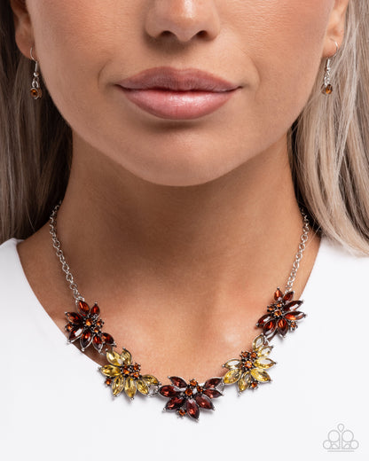 Springtime Season - brown - Paparazzi necklace