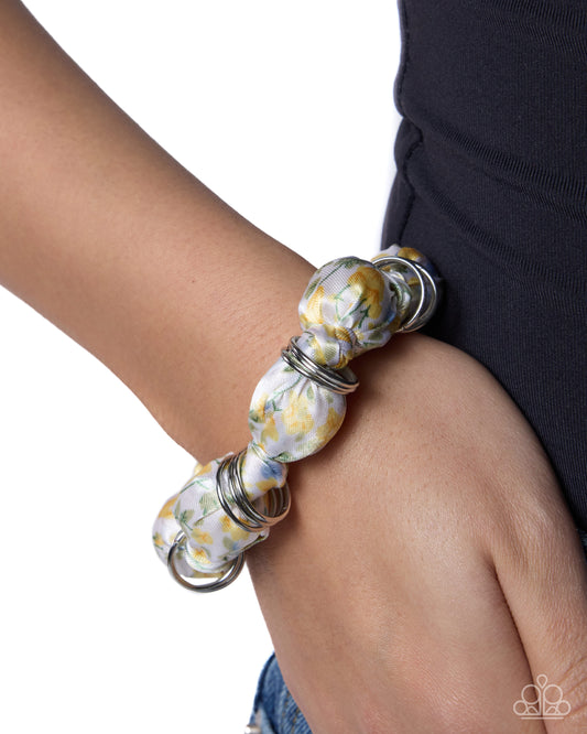 Springtime Series - yellow - Paparazzi bracelet