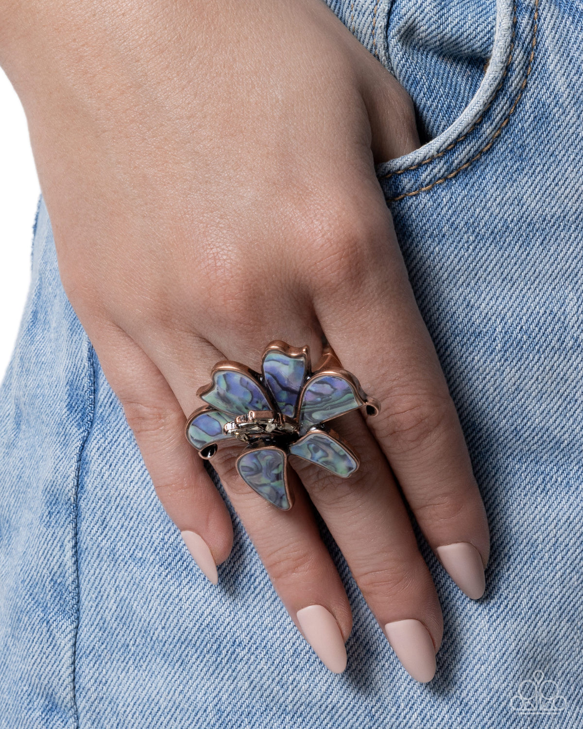 Springtime Shells - copper - Paparazzi ring