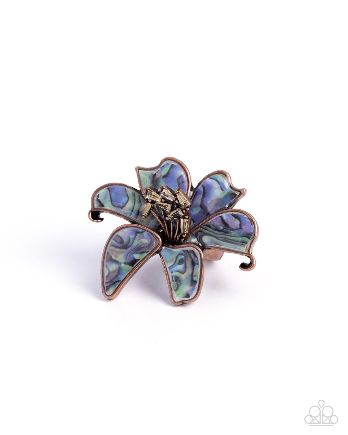Springtime Shells - copper - Paparazzi ring
