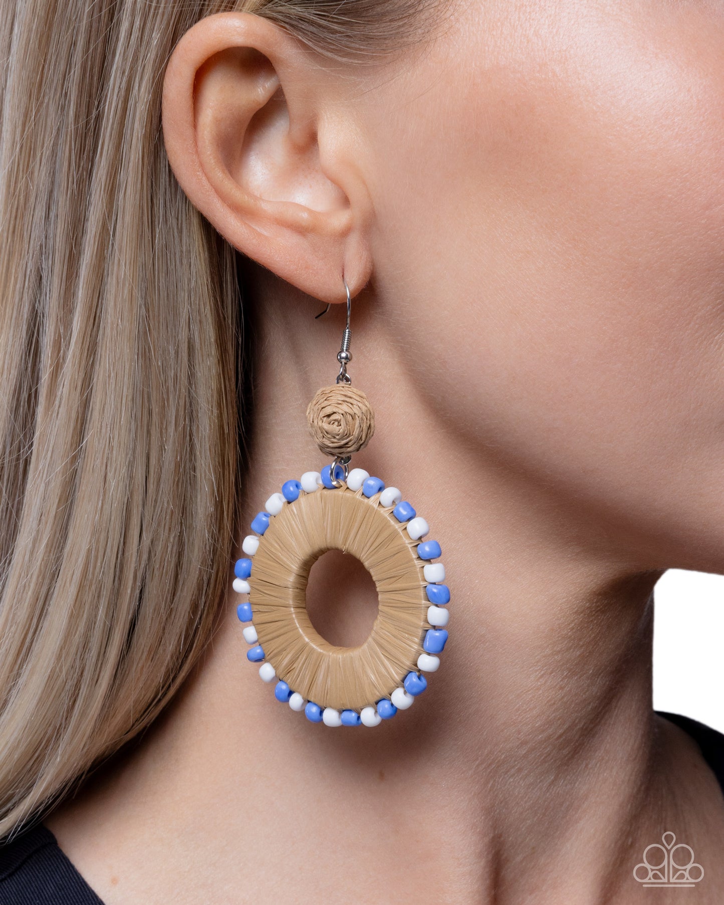 Sprinkle Statement - blue - Paparazzi earrings