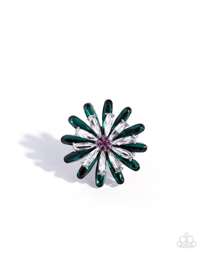 Sprouting Sheen - green - Paparazzi ring