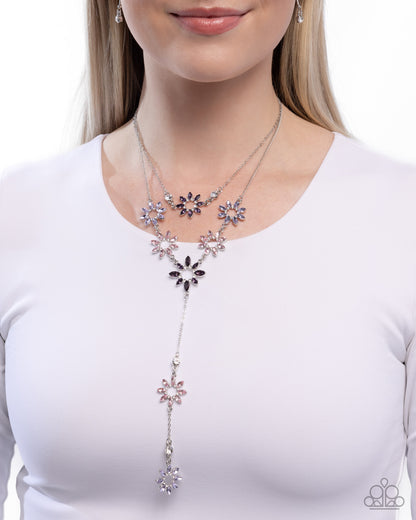 Sprouting Sunshine - purple - Paparazzi necklace