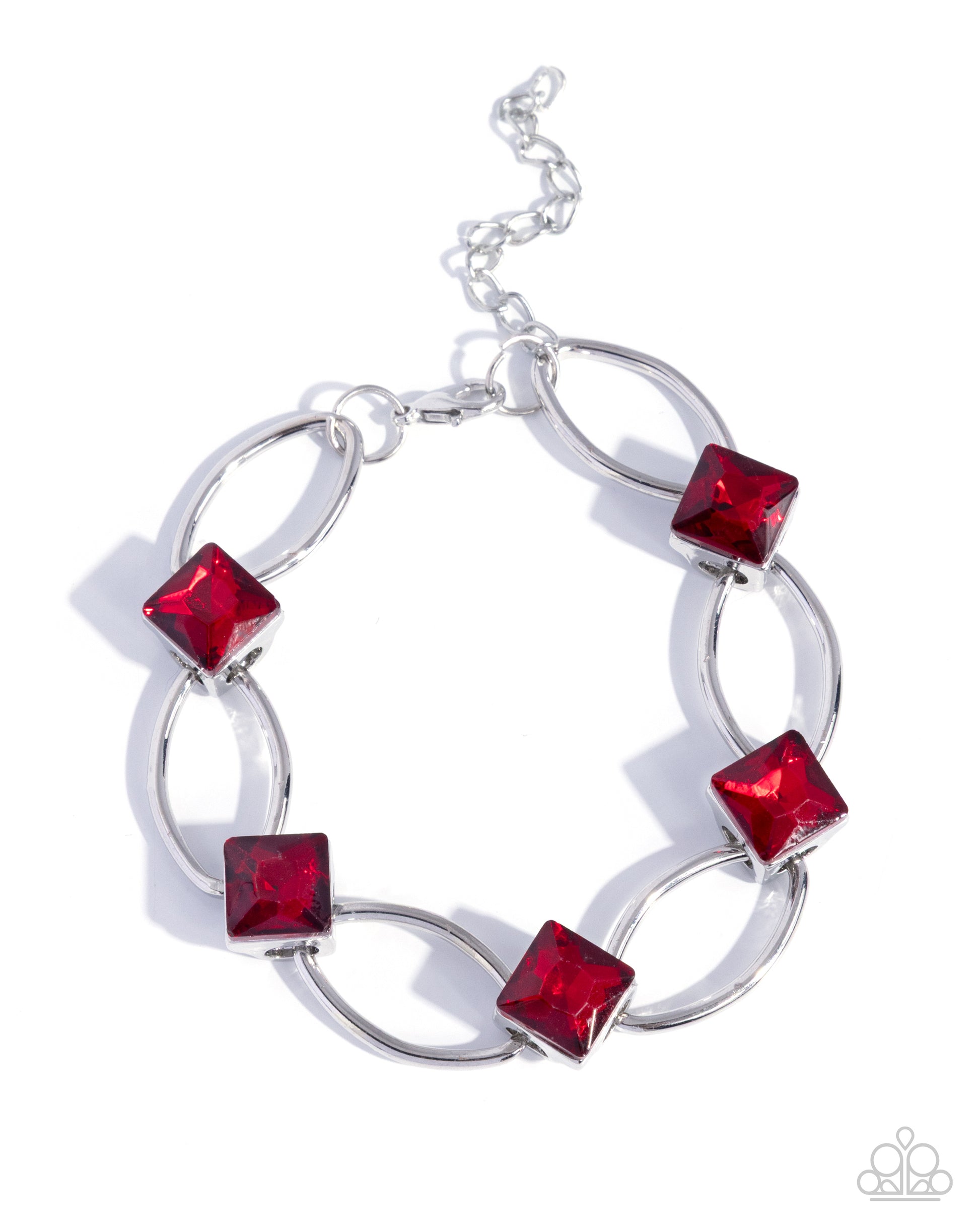 Square Story - red - Paparazzi bracelet
