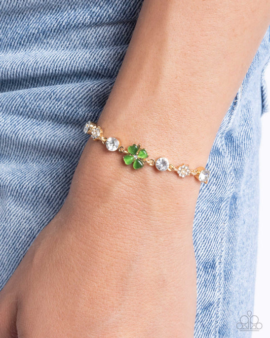 St. Patricks Pizzazz - green - Paparazzi bracelet