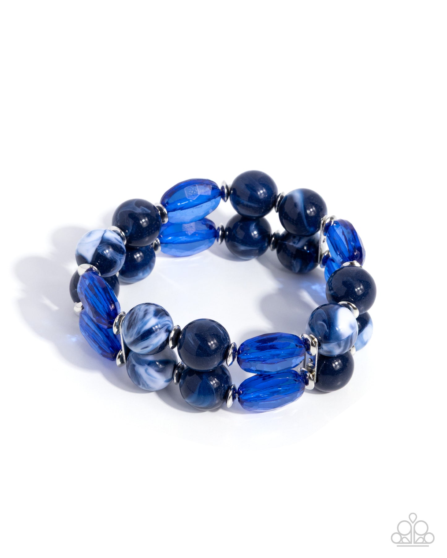 Stacked Season - blue - Paparazzi bracelet