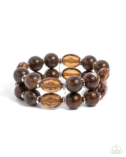 Stacked Season - brown - Paparazzi bracelet