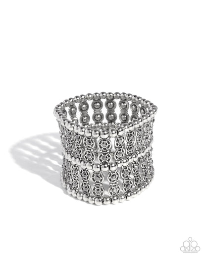 Stacked Significance - silver - Paparazzi bracelet
