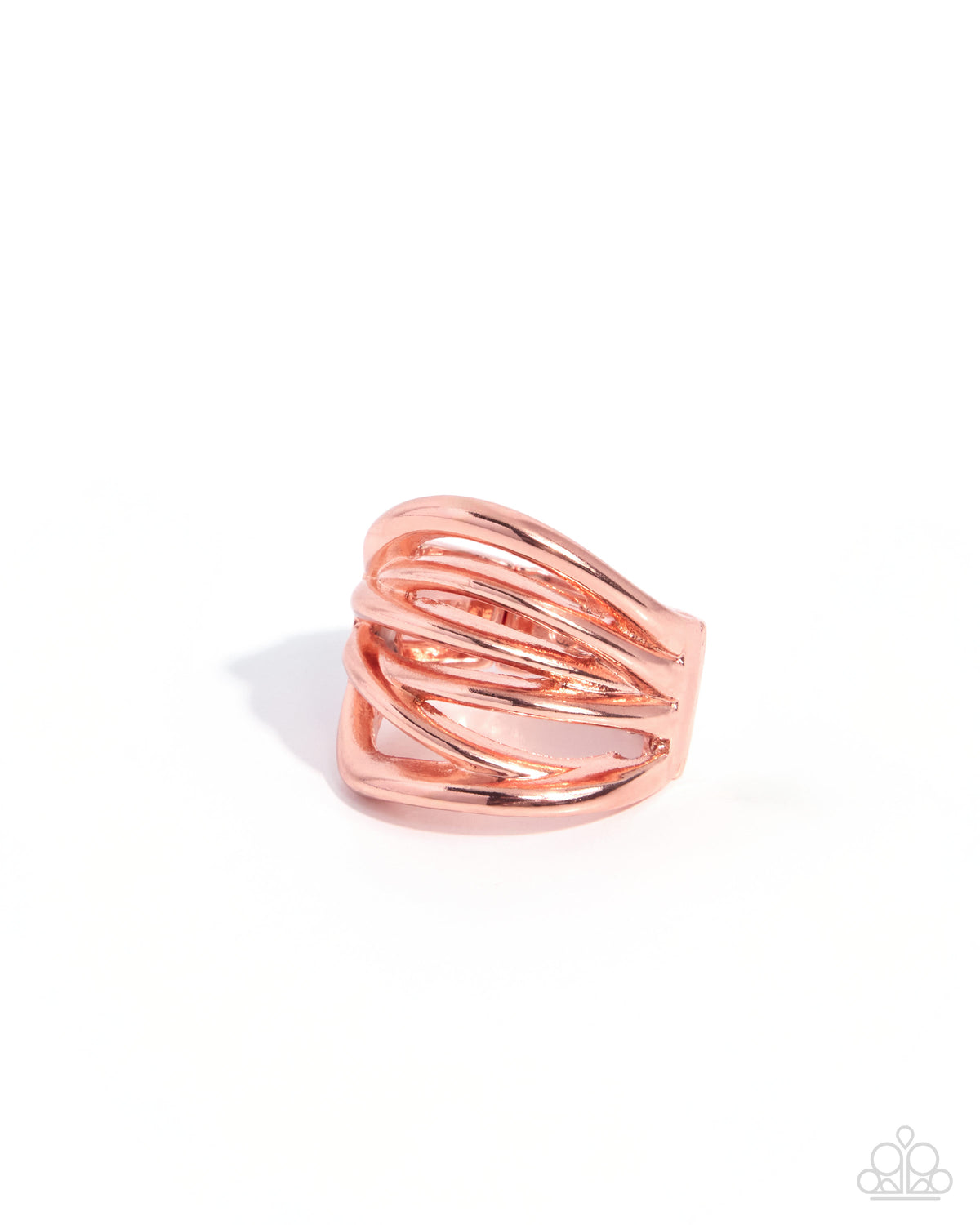 Staggering Sheen - copper - Paparazzi ring