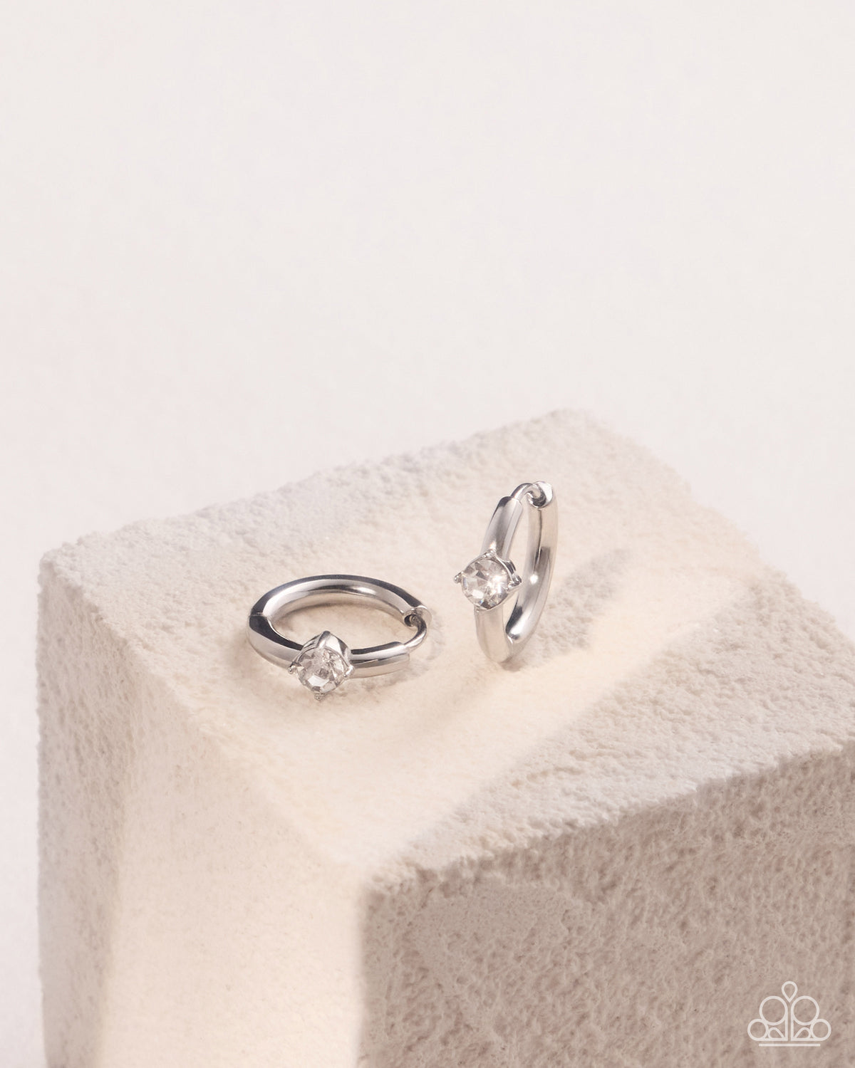 Stainless Setup - silver - Paparazzi earrings