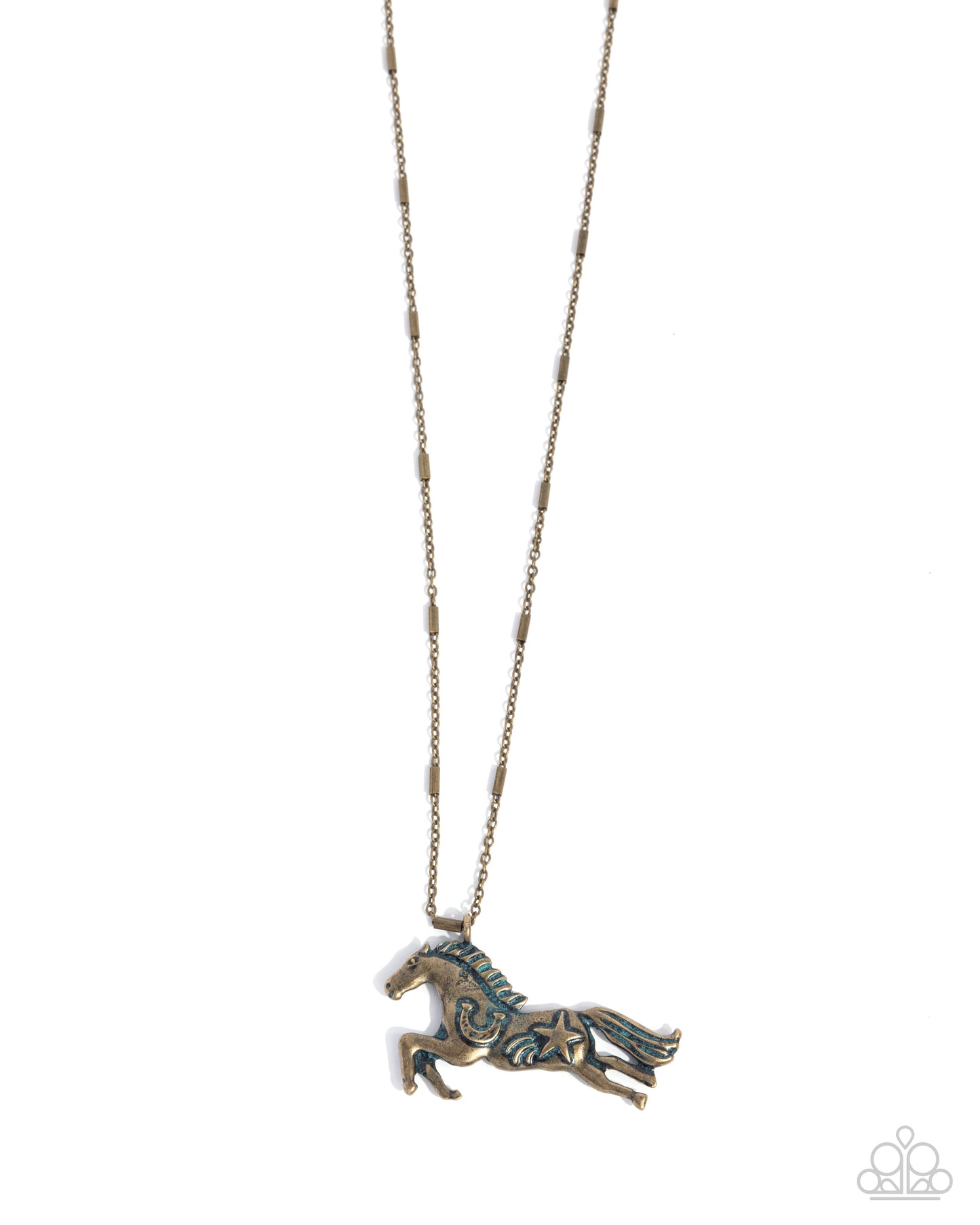 Stallion Spotlight - brass - Paparazzi necklace