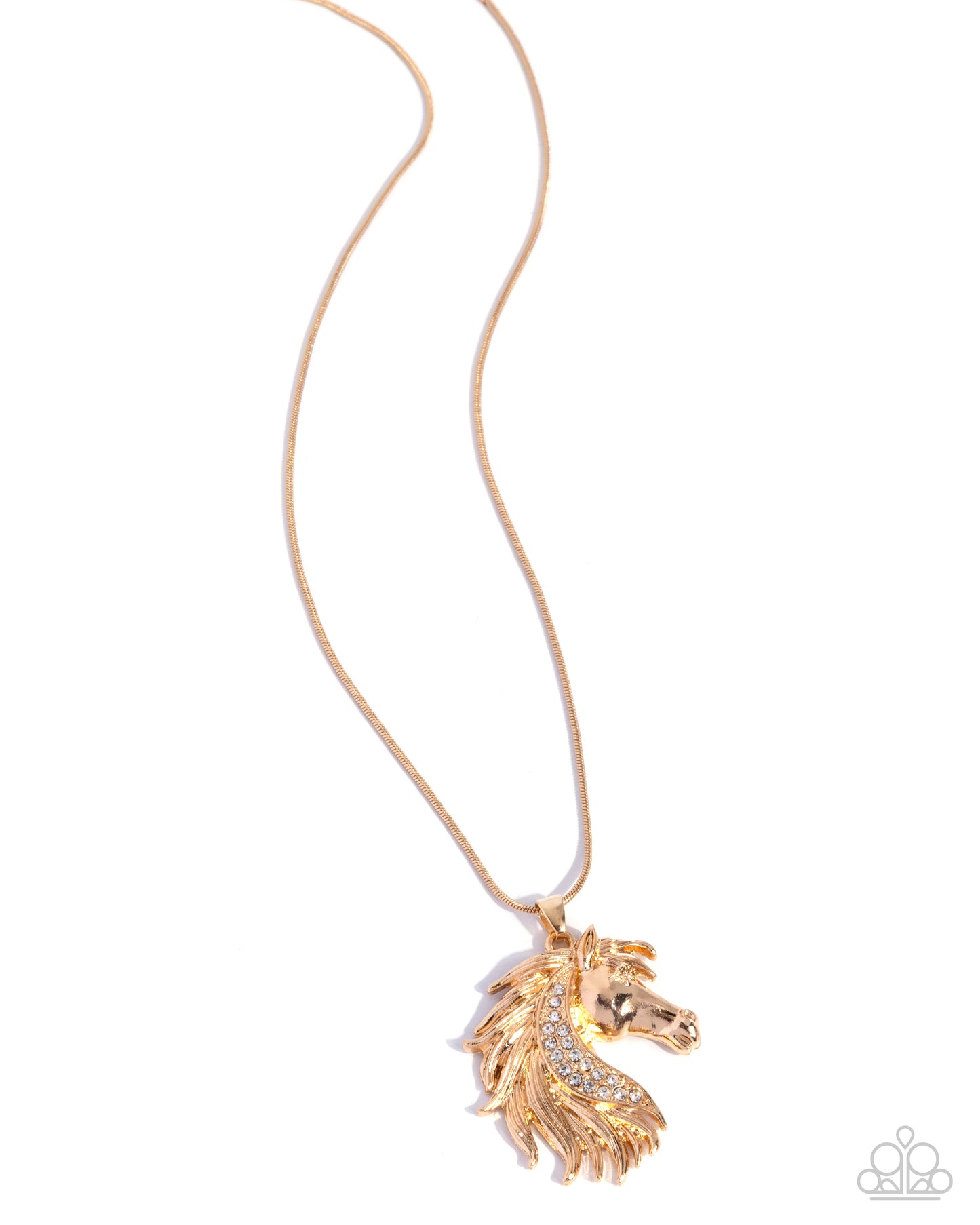 Stallion Swing - gold - Paparazzi necklace