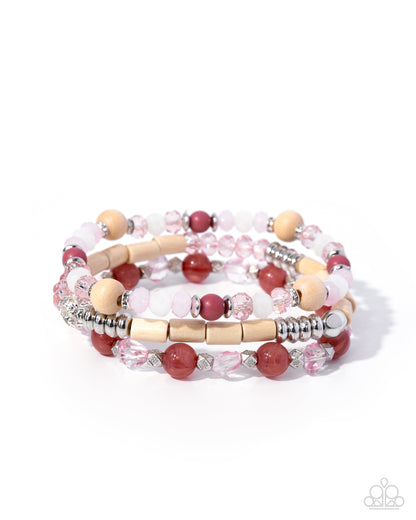 Standout Stack - pink - Paparazzi bracelet