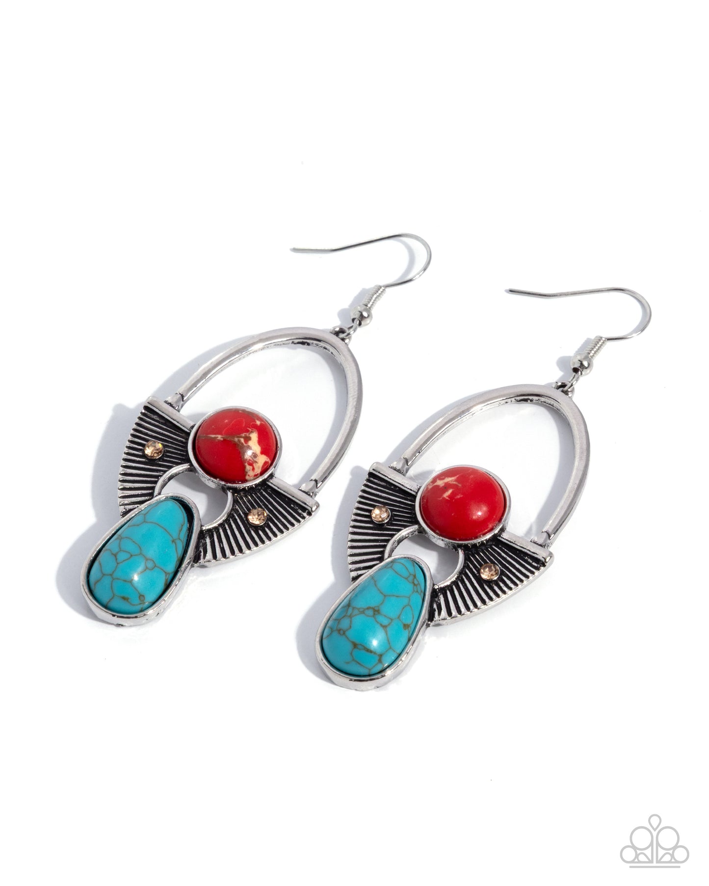 Standout Stones - red - Paparazzi earrings