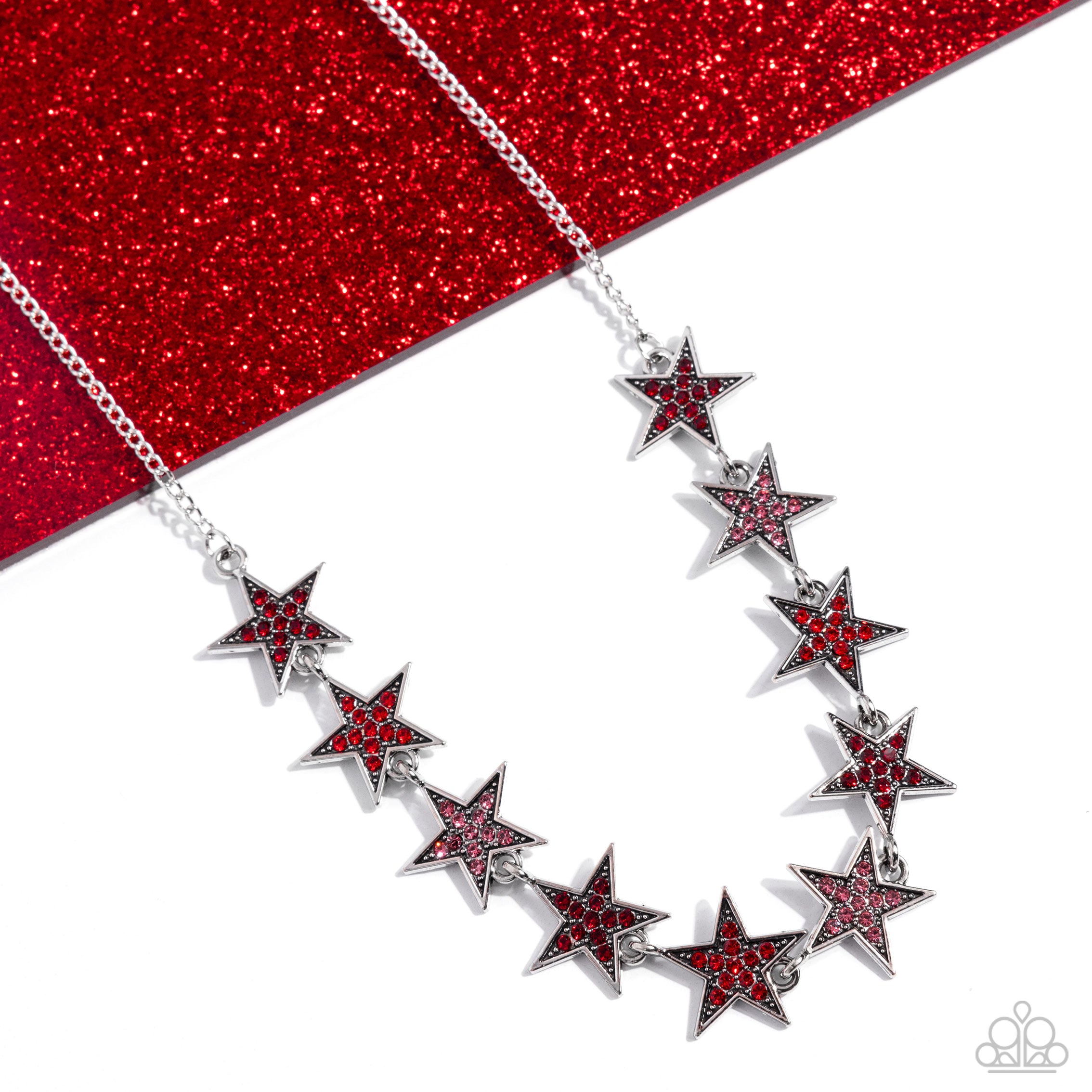 Star Quality Sensation - red - Paparazzi necklace