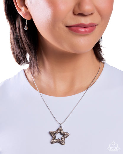 Star Submission - silver - Paparazzi necklace