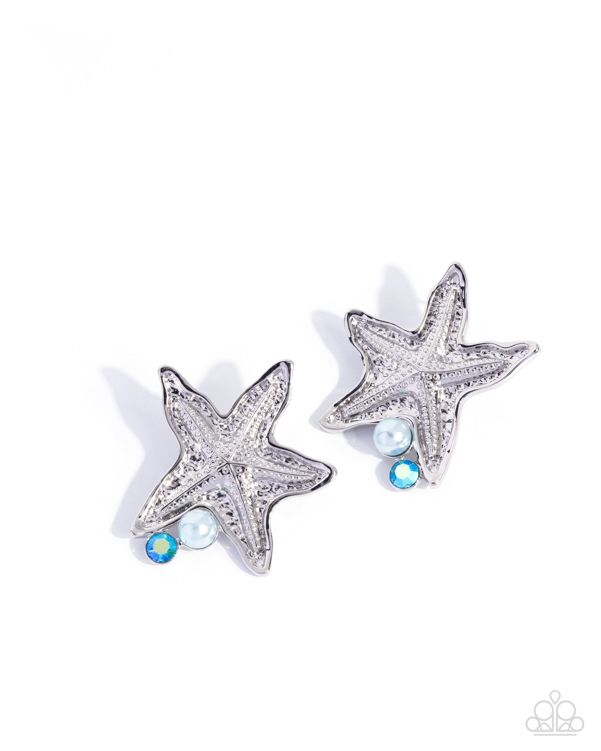 Starfish Sensation - blue - Paparazzi earrings