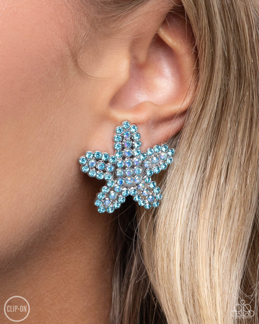 Starfish Serenade - blue - Paparazzi CLIP ON earrings