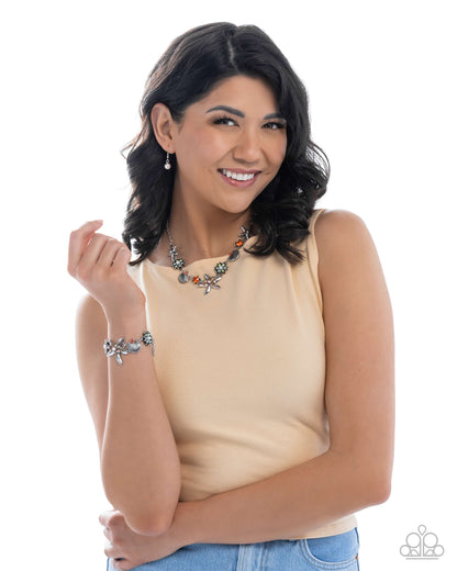 Starfish Solo - orange - Paparazzi complete set