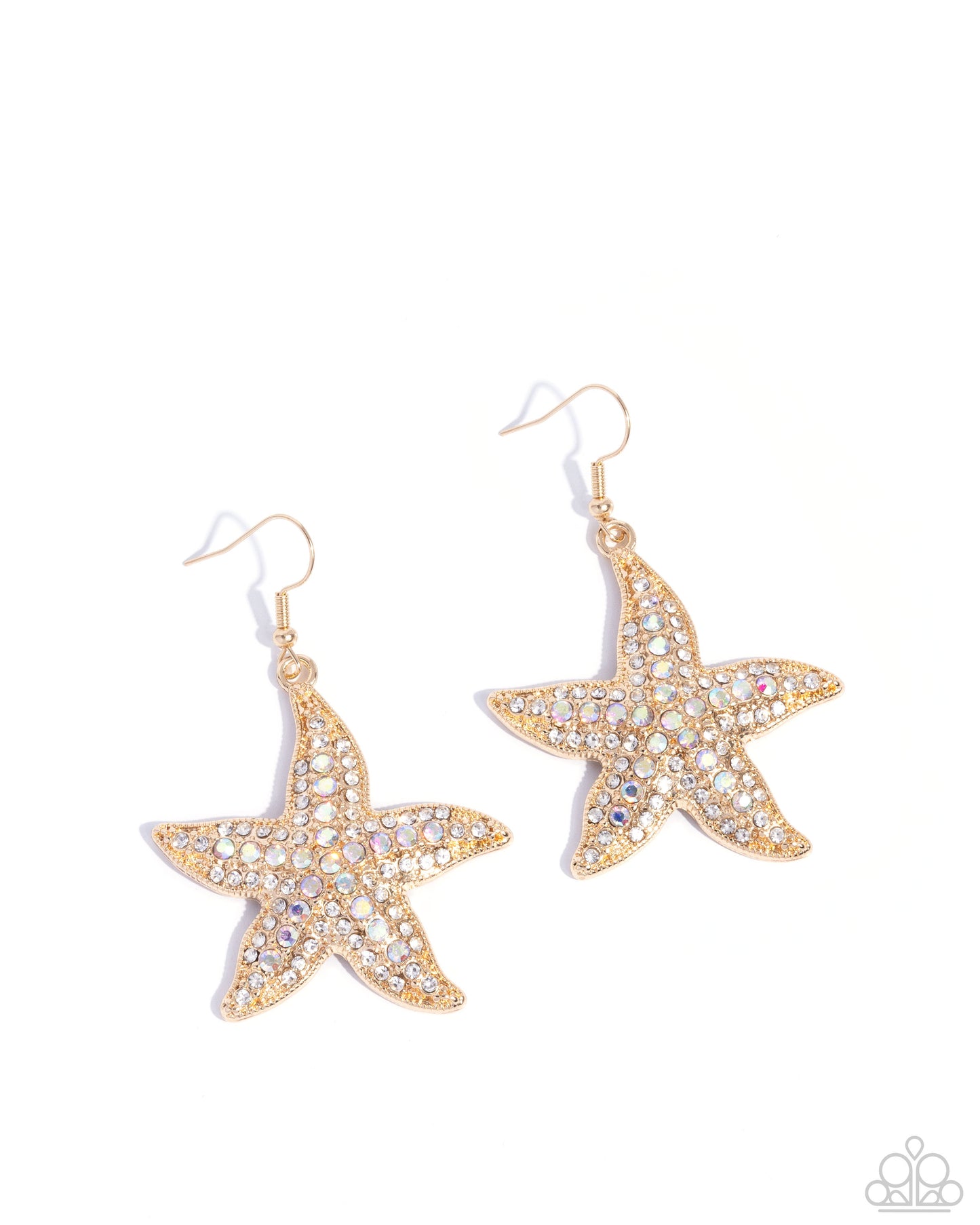Starfish Spectacle - gold - Paparazzi earrings