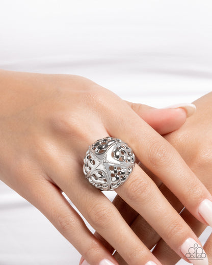 Starfish Statement - silver - Paparazzi ring