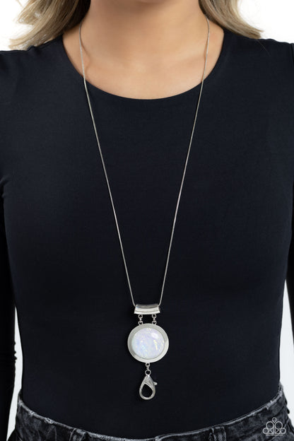 Starlight Starbright - white - Paparazzi LANYARD necklace