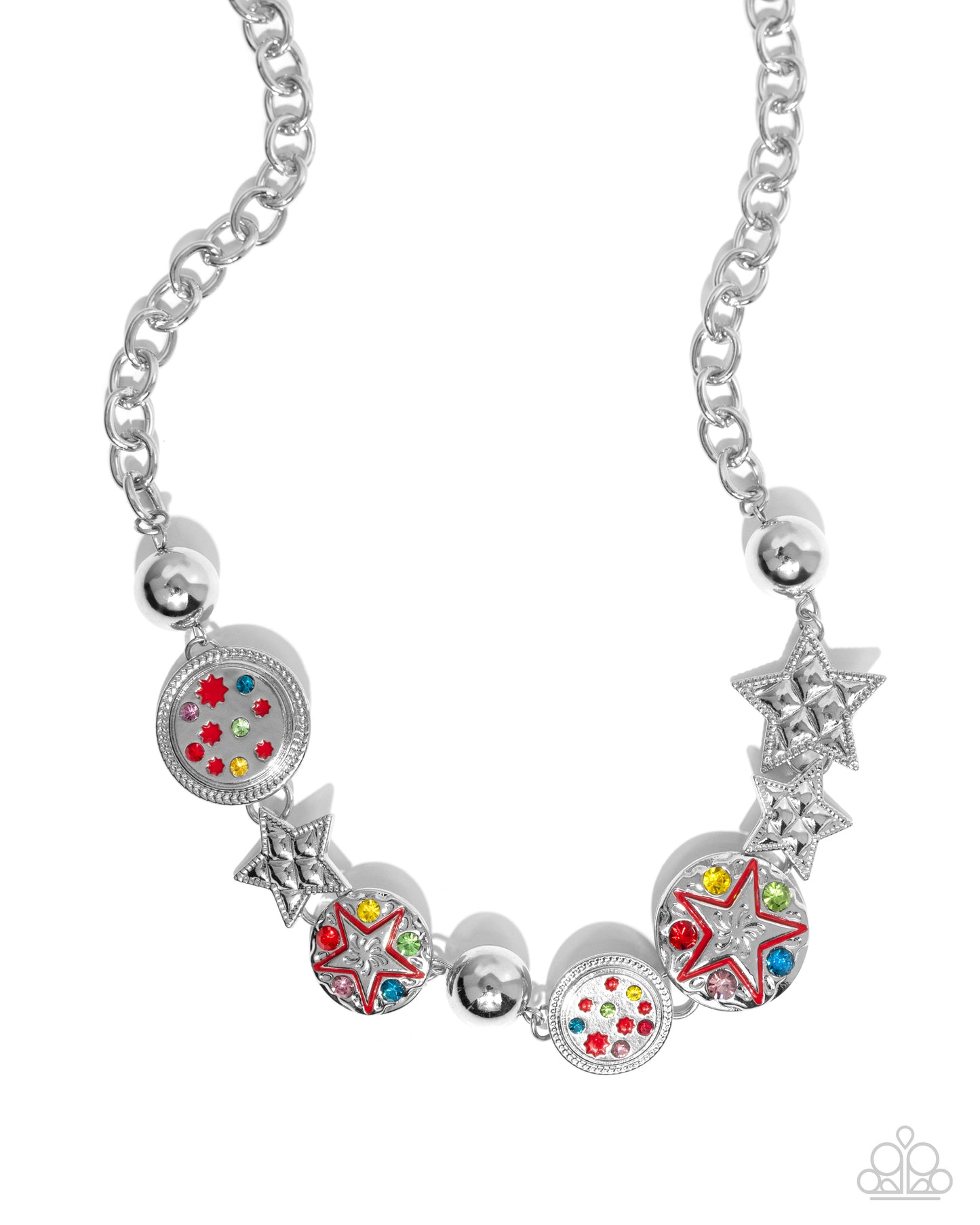 Starry Shopaholic - red - Paparazzi necklace