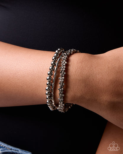 Starry Solace - silver - Paparazzi bracelet