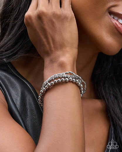 Starry Solace - silver - Paparazzi bracelet