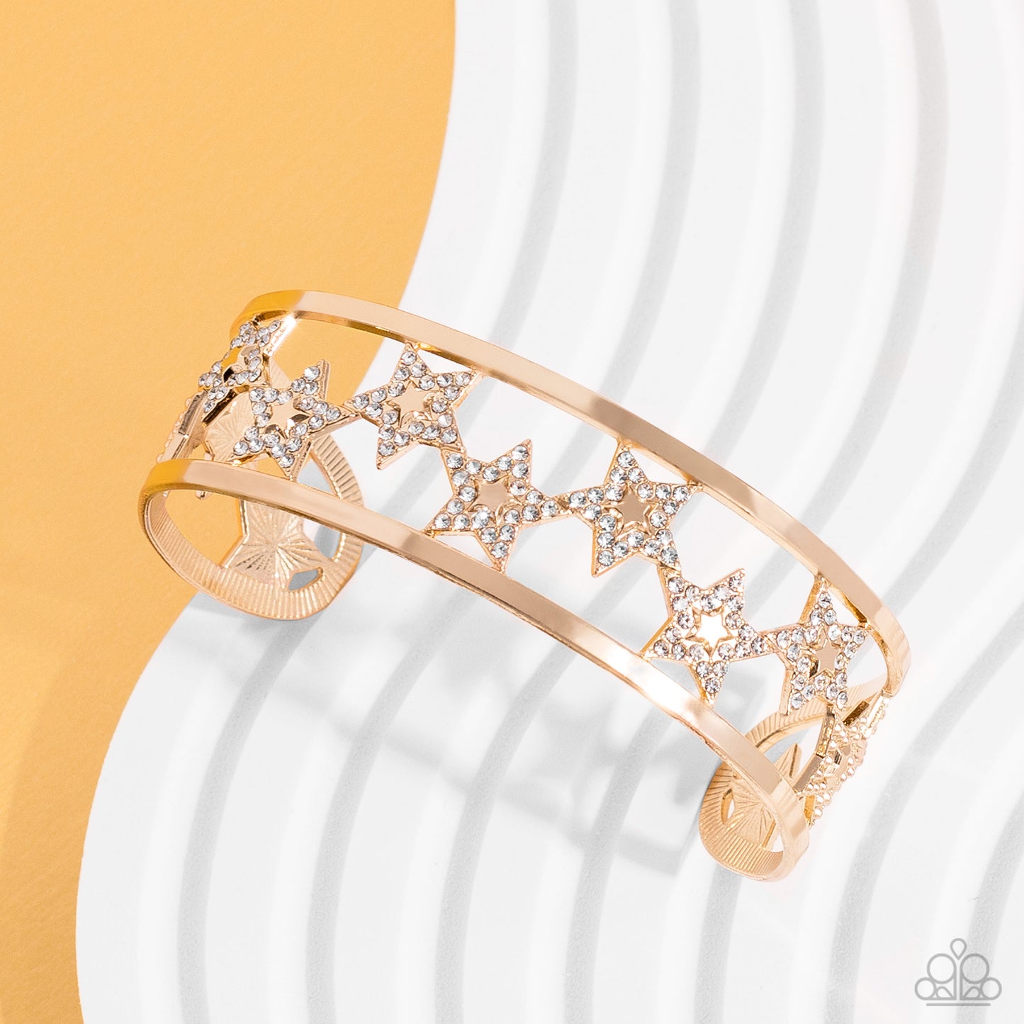 Starry Suffragette - gold - Paparazzi bracelet