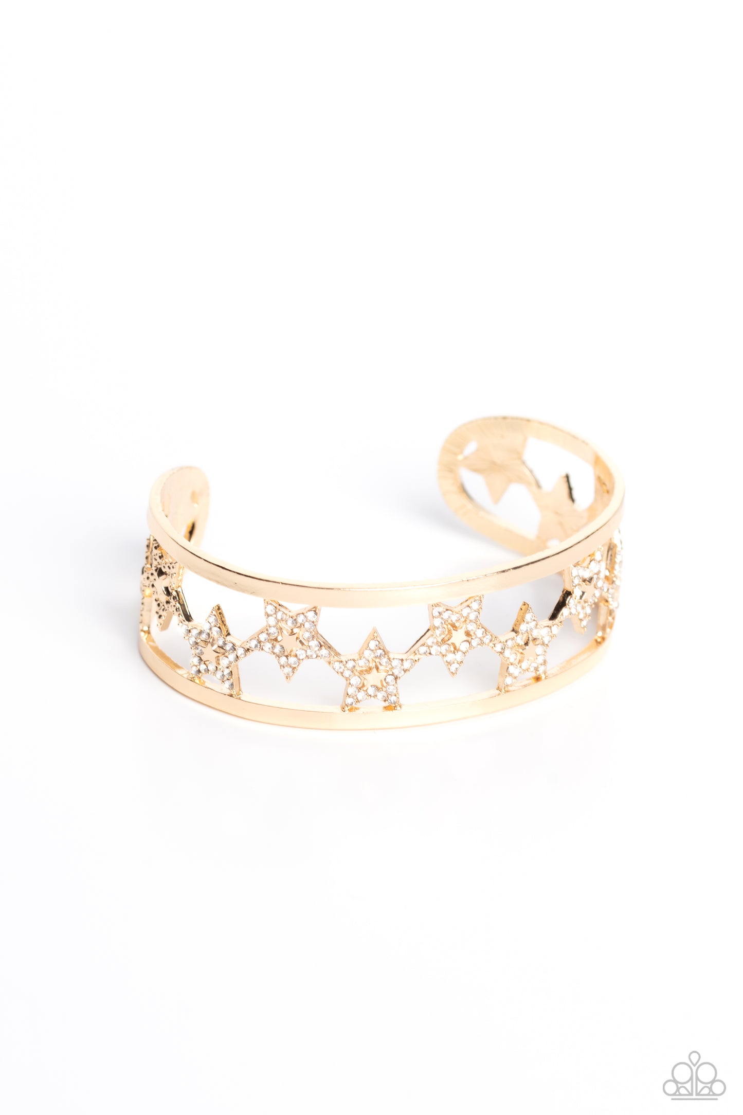 Starry Suffragette - gold - Paparazzi bracelet